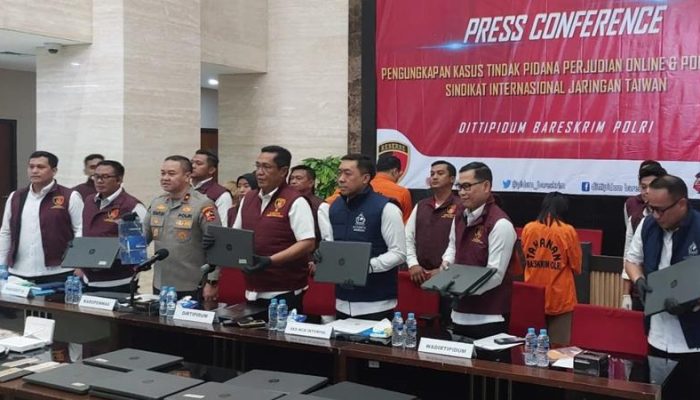 Sindikat Taiwan Kendalikan Situs Judi Online Beromzet Ratusan Miliar Rupiah di Tangerang