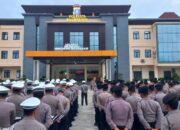 Tiga Bapaslon Mendaftar di Hari Terakhir, Ratusan Personel Polresta Balikpapan Jaga KPU