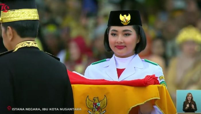 Dara Kota Tepian Catat Sejarah Pada Peringatan HUT RI di IKN