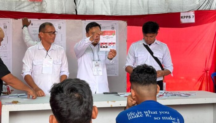 Sabani-Syukri Cuma Dulang 14 Suara di TPS Khusus Lapas Balikpapan