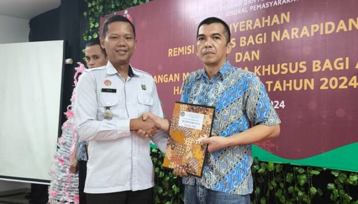 36 Warga Binaan Lapas Balikpapan Dapat “Hadiah” Natal