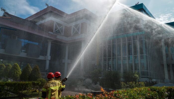 Simulai Tanggap Darurat di Gedung UPP KLT 1, PLN Libatkan BPBD Balikpapan
