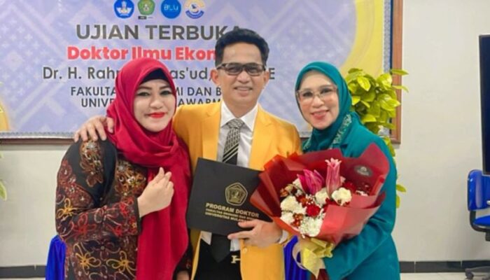 Tekad Rahmad Untuk Balikpapan Setelah Sandang Gelar Doktor Ilmu Ekonomi