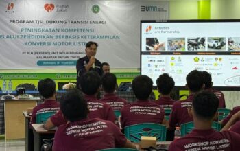 PLN UIP KLT Bekali Puluhan Lulusan SMA/SMK dengan Keterampilan Konversi Motor Listrik