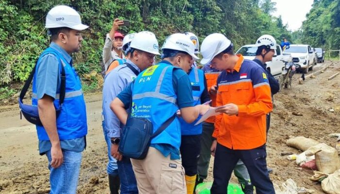 PLN Mulai Fase Konstruksi Re-Route SUTT Batulicin–Kotabaru, Pasokan Listrik Kalsel Makin Andal
