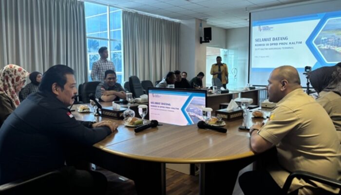 KKT Terima Kunjungan Komisi III DPRD Kaltim, Bahas Rencana Perbaikan Akses Menuju Terminal