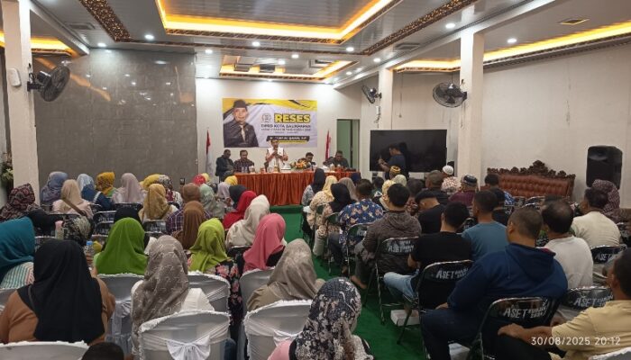 Gelar Reses, Ketua DPRD Sampaikan Kabar Baik Kepada Warga Balikpapan Barat