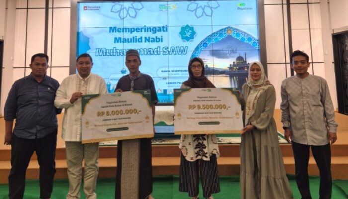 Rayakan Maulid Nabi, Pegadaian Kanwil Balikpapan Berbagi Kebahagian Dengan Anak Panti