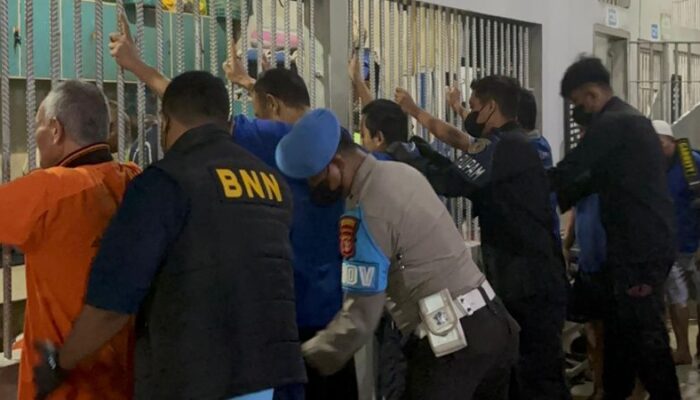 Cegah Peredaran Narkoba, Lapas Balikpapan Gelar Razia Sinergi Dengan APH