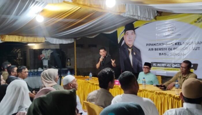 Alwi Fasilitasi Keluhan Warga Pesisir Baru Tengah, PTMB Buru-buru Benahi Distribusi Air Bersih