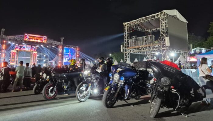 Ratusan Bikers Harley Davidson dari Berbagai Daerah Kumpul di Balikpapan, KBW Menyala