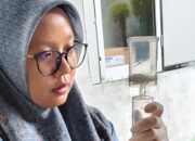 Ukur Kelayakan Air Rumah Tangga, Puskesmas Gunung Sari Ilir Gelar SKAM RT