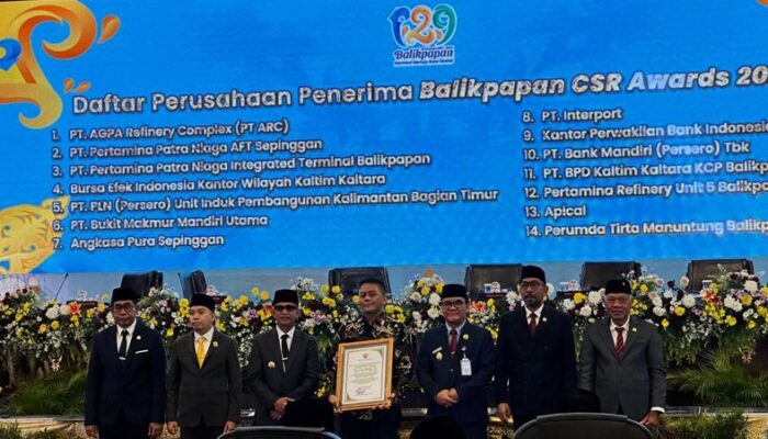 Aksi Nyata Pelestarian Lingkungan, PLN UIP KLT Raih Balikpapan CSR Award 2026