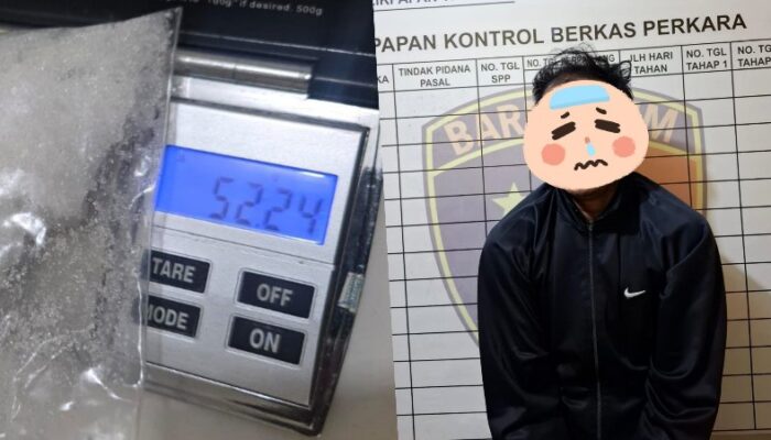 ASN Balikpapan Kepergok Ambil Paket Sabu 52 Gram di Kantor Ekspedisi