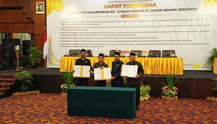 Meski Sempat Diskors, Rapat Paripurna DPRD Balikpapan Tetap Sepakat Revisi Propemperda 2026
