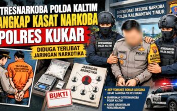 Ditresnarkoba Polda Kaltim Amankan Kasatresnarkoba Polres Kukar, Diduga Terlibat Jaringan Pengedar Narkotika