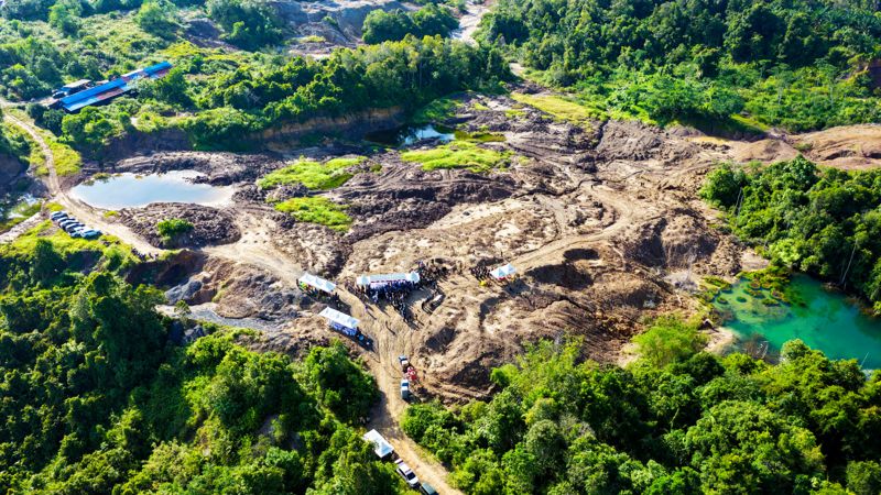 Tahura bukit soeharto terdampak aktivitas ilegal