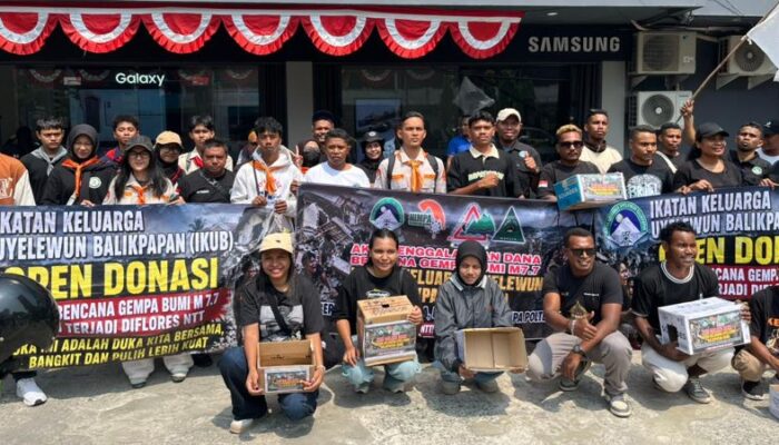 IKUB Bersama Elemen Mapala se-Balikpapan Galang Dana Untuk Warga Terdampak Bencana di NTT